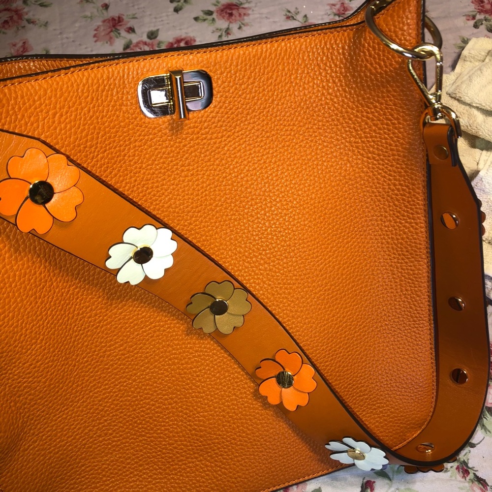 Michael Kors Orange Crossbody with Wallet